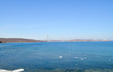 Vladivostok, the Russky bridge
