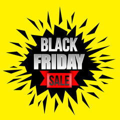Black friday concept photo realistic vector background