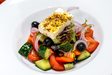 salad with vegetables