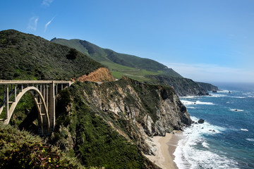 Bixby Creek Bridge in Big Sur (California, USA)