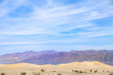 Fototapeta na wymiar Sand Dunes in Death Valley National Park, California, USA