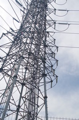 日本　電線　門真市　鉄塔