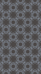 Ornate geometric pattern and abstract colored background