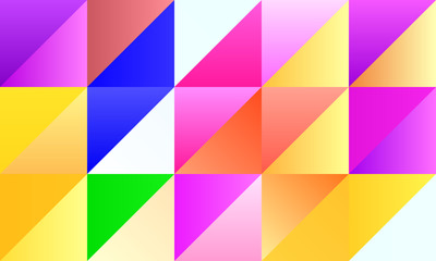 Light Color Geometric Trendy Triangle BG Design