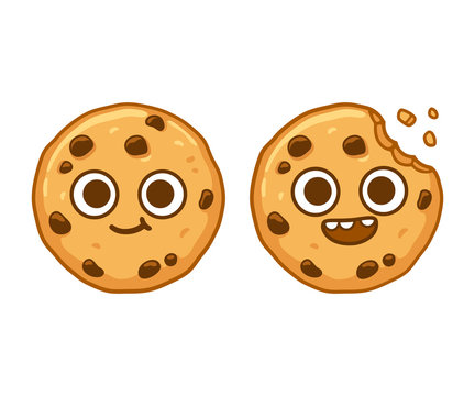 Chocolate chip cookie character