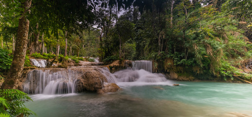 Kuang Si Waterfall Cascades, Luang Prabang, Laos