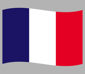 French flag wave pattern canvas background poster.