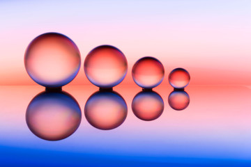 Crystal ball light painting