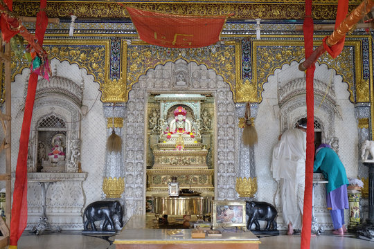 Jain Temple (also called Parshwanath Temple) is a Jain temple at Badridas Temple Street is a major tourist attraction in Kolkata, West Bengal, India 