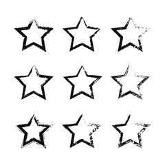 Obraz premium Vector pattern with stars