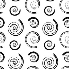 Seamless vector pattern with spirals