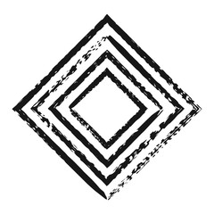 Vector pattern with squres. Black and white texture.