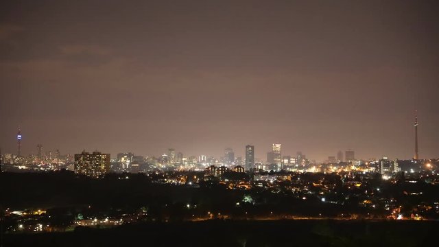 Johannesburg inner city time-lapse