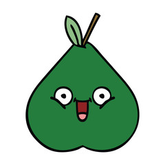 cute cartoon pear