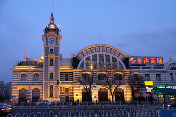 Zhengyangmen Branch of the China Railway Museum. The museum shows the development of the Chinese railway, in Beijing, China.