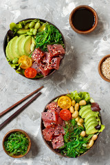 Hawaiian tuna poke bowl