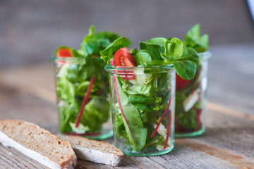 Catering Buffet Salad in glass