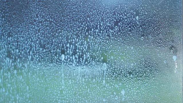 Spraying liquid and washing windows