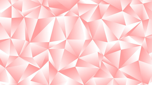 Pastel Pink Peach Low Poly Backdrop Design