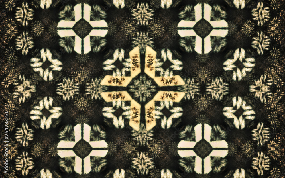 Fototapete digital generated image in the form of abstract geometric shapes of various shades and colors for us