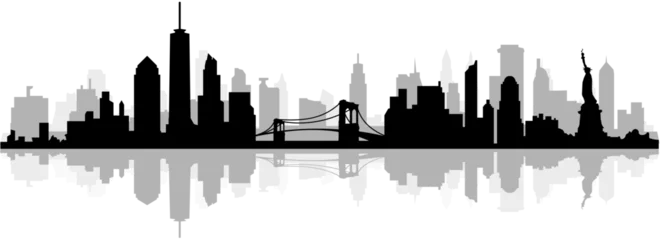 New York City Skyline SIlhouette © SimpLine