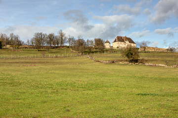 Obraz premium Paysage vers Boussac - Lot - Occitanie