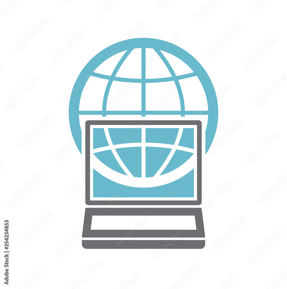 Poster globe related icon on background for graphic and web design. simple vector sign. internet concept sy