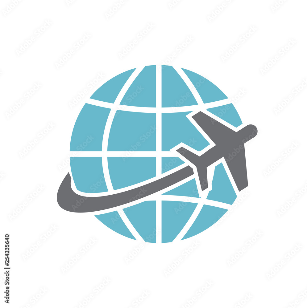Poster globe related icon on background for graphic and web design. simple vector sign. internet concept sy