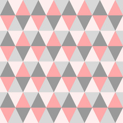 Seamless pattern. Abstract triangle geometric background.