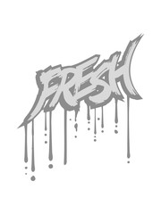 fresh tropfen graffiti logo hip hop musik party club disko feiern frisch text halskette schmuck halsband aufhängen kette schön hübsch gold design cool