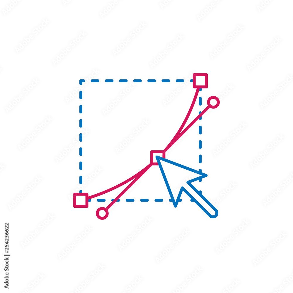 Aufkleber 3d printing, laser icon. element of 3d printing icon. thin line icon for website design and developm