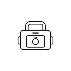 Baby bag icon. Element of maternity culture. Thin icon for website design and development, app development. Premium icon