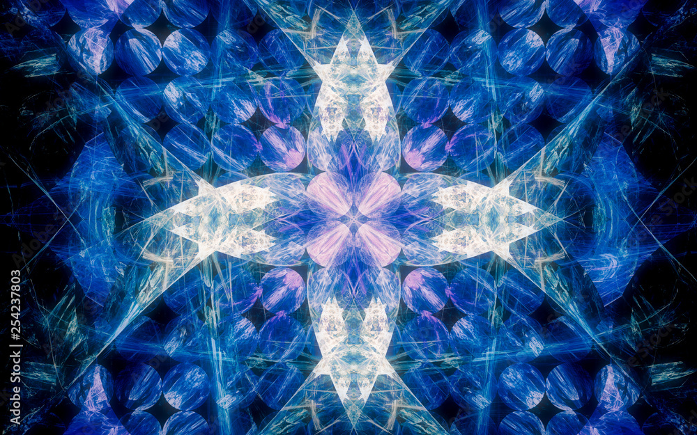 Fototapete digital generated image in the form of abstract geometric shapes of various shades and colors for use in web design and computer graphics