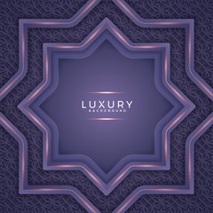 Geometry background with a combination of modern purple and black ornaments with empty space in the middle for your text. Eps10 vector background.