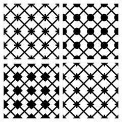 Lattices for patterns and backgrounds 1