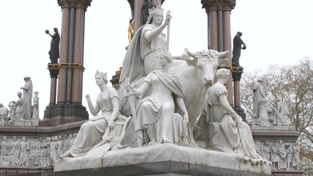 The Europe statue at the Albert Memorial Statue
