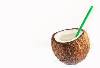 Coconut juice, coconut water drink - Cocos nucifera