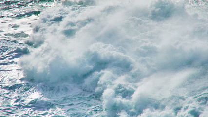 Ocean wave at irish coast