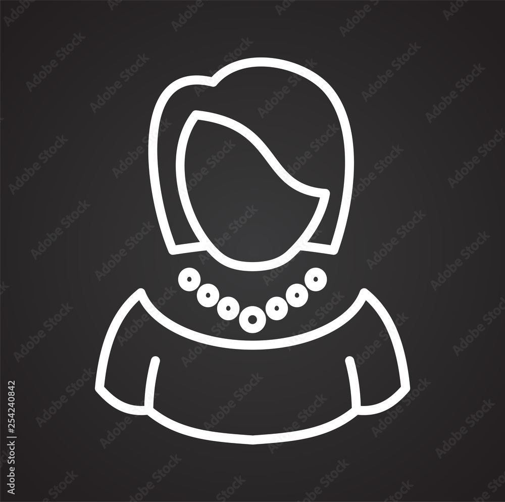 Poster person icon on background for graphic and web design. simple vector sign. internet concept symbol fo