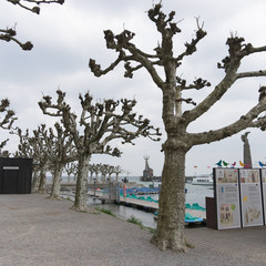 An der Ufer-Promenade im Stadtpark von Konstanz / Bodensee