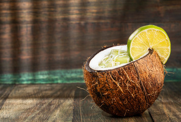 Lemon Juice and Coconut juice - Citrus × limon