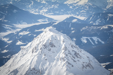 snow covered mountain peak