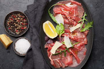 Marbled beef carpaccio