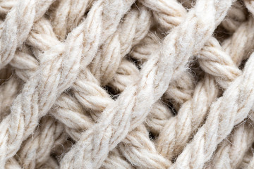 Closeup of a parcel string ball