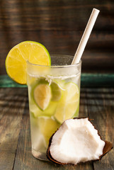 Lemon Juice and Coconut juice - Citrus × limon