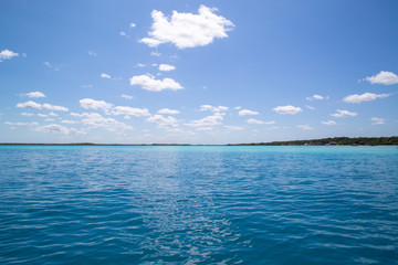 Bacalar (lagoon of the seven colors) Quintana Roo Mexico
