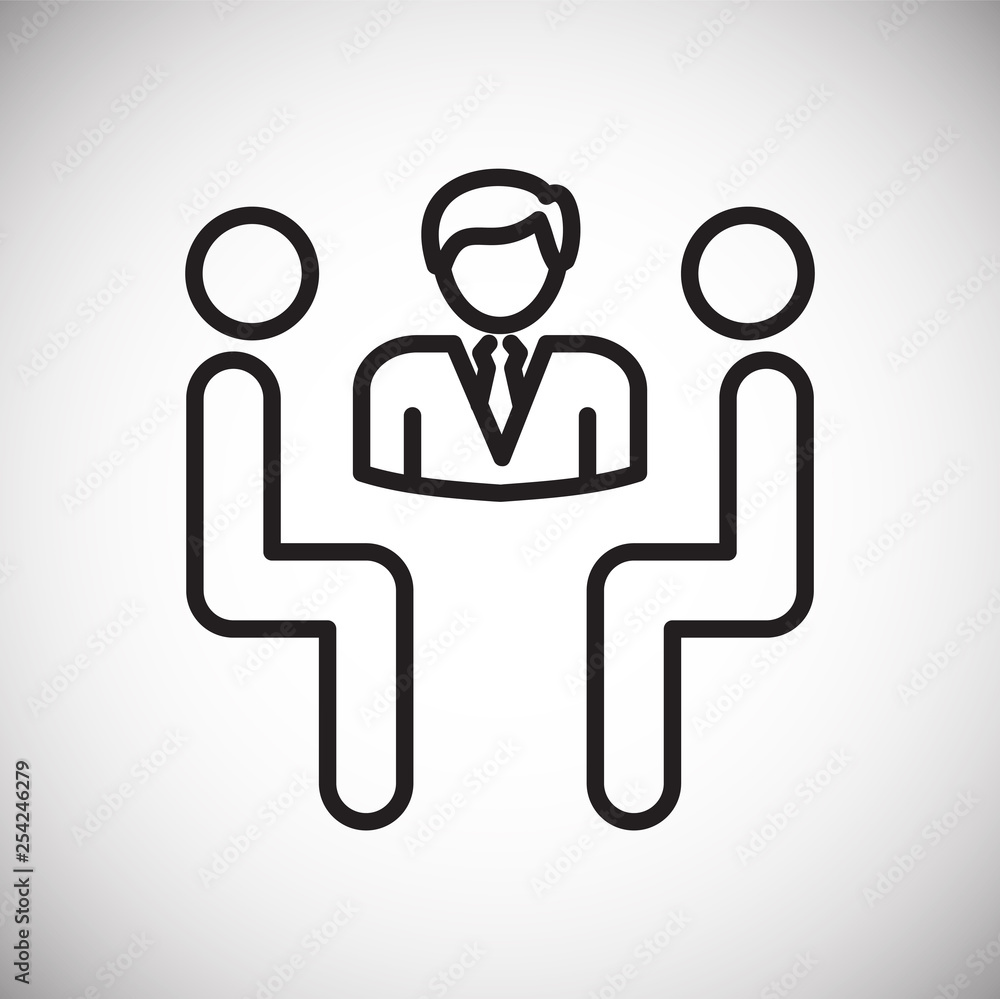 Poster person icon on background for graphic and web design. simple vector sign. internet concept symbol fo