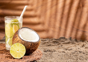 Delicious coconut lemonade - Citrus × limon