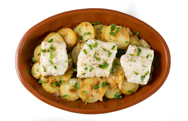 Bacalao al horno con patatas