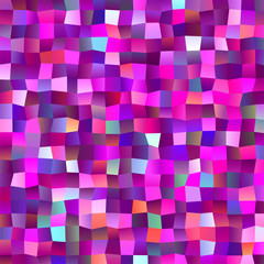 Brightly Magenta and Pink Mosaic Polygon Glitter